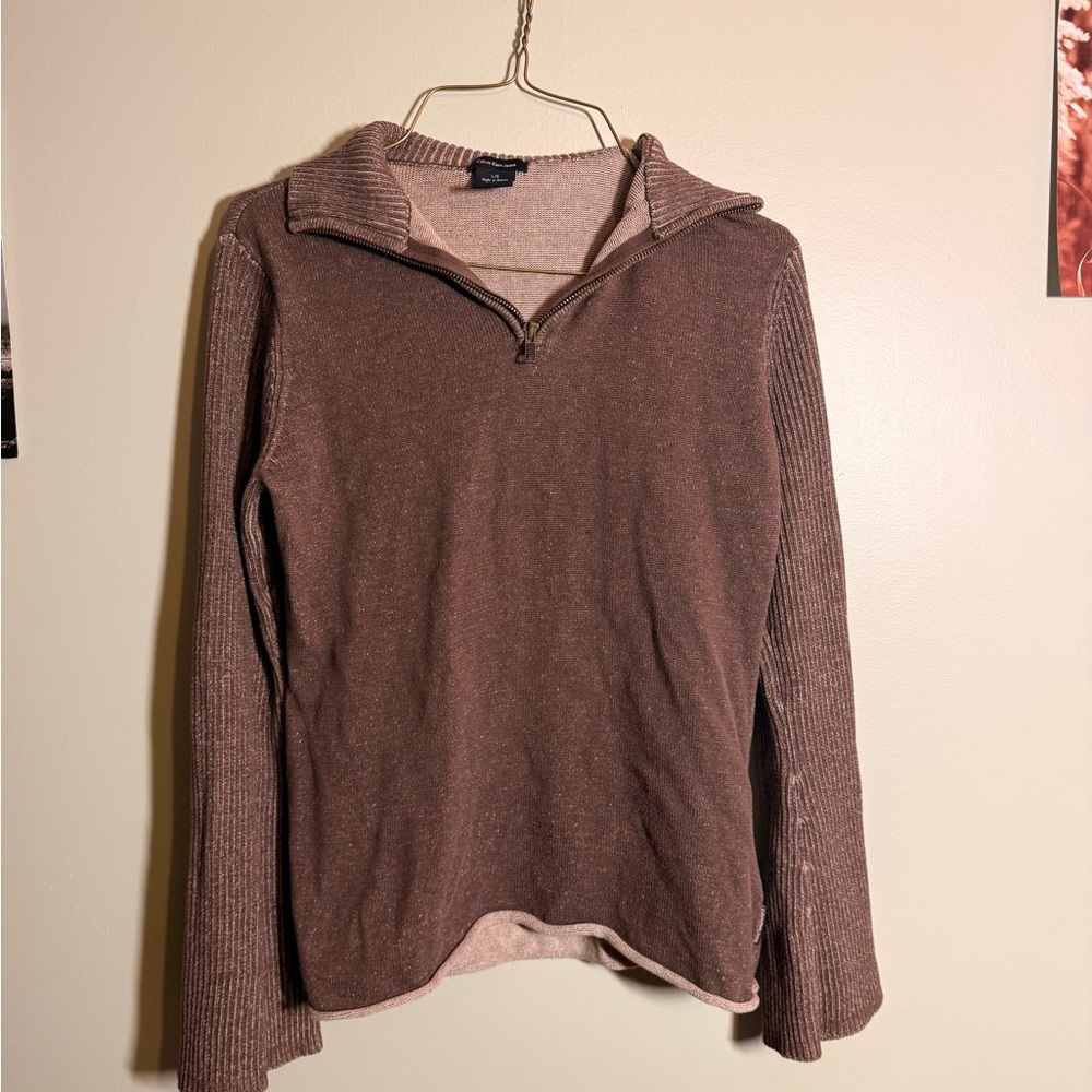 Calvin Klein Brown Half-Zip Pullover